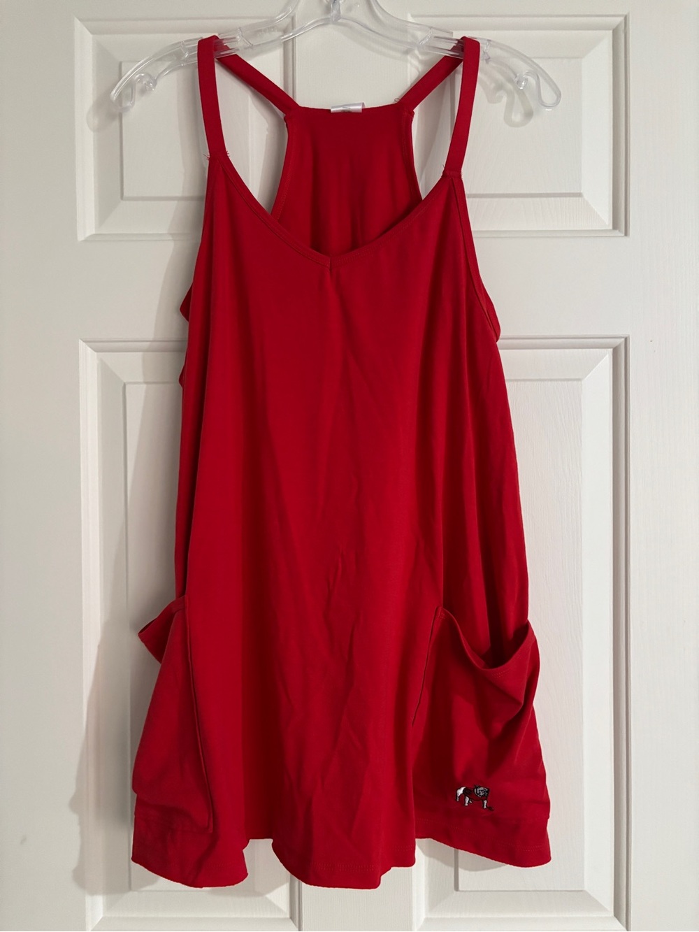 Zyia Active Georgia Bulldogs Red Tank Dress Built-In Shorts NWT - Medium